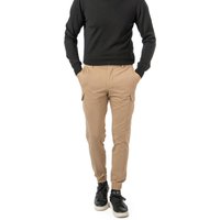 KARL LAGERFELD Herren Sweatpants braun Mikrofaser von Karl Lagerfeld