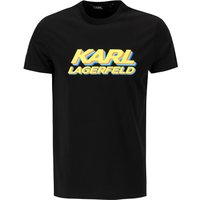 KARL LAGERFELD Herren T-Shirt schwarz Baumwolle von Karl Lagerfeld