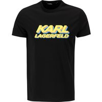 KARL LAGERFELD Herren T-Shirt schwarz Baumwolle von Karl Lagerfeld