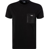 KARL LAGERFELD Herren T-Shirt schwarz Baumwolle von Karl Lagerfeld