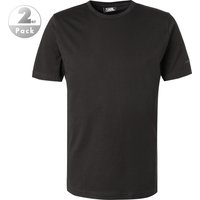 KARL LAGERFELD Herren T-Shirts schwarz Baumwolle von Karl Lagerfeld