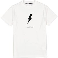 KARL LAGERFELD Herren T-Shirt weiß Baumwolle von Karl Lagerfeld