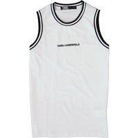 KARL LAGERFELD Herren Tanktop weiß Baumwolle von Karl Lagerfeld