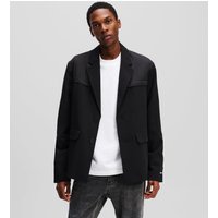 Karl Lagerfeld, Blazer Aus Materialmix, Mann, Schwarz, Größe: XS Karl Lagerfeld, Blazer Aus Materialmix, Mann, Schwarz, Größe: XS von Karl Lagerfeld