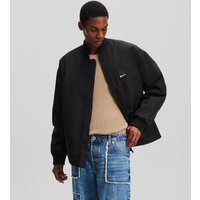 Karl Lagerfeld, Bomberjacke, Mann, Schwarz, Größe: XS von Karl Lagerfeld