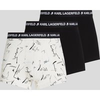 Karl Lagerfeld, Boxershorts Mit Logo – 3-pack, Mann, All Over Print Skizze Cannoli-Schwarz, Größe: XS Karl Lagerfeld, Boxershorts Mit Logo – 3-pack, Mann, All Over Print Skizze Cannoli-Schwarz, Größe: XS von Karl Lagerfeld
