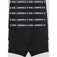 Karl Lagerfeld, Boxershorts Mit Logo – 5er-set, Mann, Schwarz, Größe: XS von Karl Lagerfeld