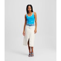 Karl Lagerfeld, Denim-midirock Mit Ombré-effekt, Frau, Blau Ombre, Größe: XS Karl Lagerfeld, Denim-midirock Mit Ombré-effekt, Frau, Blau Ombre, Größe: XS von Karl Lagerfeld