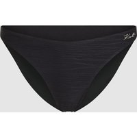 Karl Lagerfeld, Geripptes Bikini-höschen, Frau, Schwarz, Größe: XS von Karl Lagerfeld
