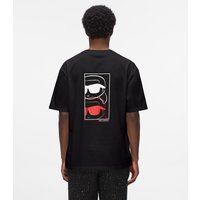Karl Lagerfeld, Ikon Fusion T-shirt, Mann, Schwarz, Größe: XS Karl Lagerfeld, Ikon Fusion T-shirt, Mann, Schwarz, Größe: XS von Karl Lagerfeld