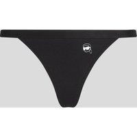 Karl Lagerfeld, Ikon Gerippter Tanga, Frau, Schwarz, Größe: XS Karl Lagerfeld, Ikon Gerippter Tanga, Frau, Schwarz, Größe: XS von Karl Lagerfeld