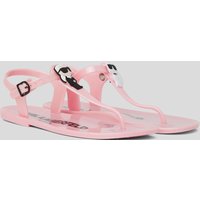 Karl Lagerfeld, Ikon Jelly-sandalen Für Mädchen, unisex, Rosa/Rot, Größe: L31 Karl Lagerfeld, Ikon Jelly-sandalen Für Mädchen, unisex, Rosa/Rot, Größe: L31 von Karl Lagerfeld