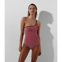 Karl Lagerfeld, Ikon Metallic-badeanzug, Frau, Pink, Größe: XS Karl Lagerfeld, Ikon Metallic-badeanzug, Frau, Pink, Größe: XS von Karl Lagerfeld