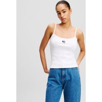 Karl Lagerfeld, Ikon Tanktop, Frau, Weiss, Größe: XS Karl Lagerfeld, Ikon Tanktop, Frau, Weiss, Größe: XS von Karl Lagerfeld