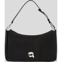 Karl Lagerfeld, Ikon genoppte Schultertasche, Frau, Schwarz, Größe: One size von Karl Lagerfeld