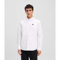 Karl Lagerfeld, Ikon oxford-hemd, Mann, Weiss, Größe: XS von Karl Lagerfeld