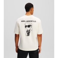 Karl Lagerfeld, Ikon t-shirt, Mann, Cannoli Creme, Größe: XS von Karl Lagerfeld