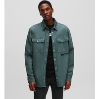 Karl Lagerfeld, Jeans-überhemd, Mann, Dunkler Schiefer, Größe: XS Karl Lagerfeld, Jeans-überhemd, Mann, Dunkler Schiefer, Größe: XS von Karl Lagerfeld