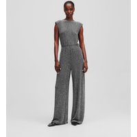 Karl Lagerfeld, Jumpsuit Aus Jersey Mit Strass, Frau, Gunmetal, Größe: XS Karl Lagerfeld, Jumpsuit Aus Jersey Mit Strass, Frau, Gunmetal, Größe: XS von Karl Lagerfeld