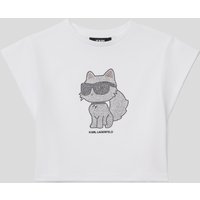 Karl Lagerfeld, K/choupette t-shirt Für Mädchen, unisex, Weiss, Größe: L2Y von Karl Lagerfeld