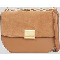 Karl Lagerfeld, K/forever kleine Umhängetasche Aus Wildleder, Frau, Terra, Größe: One size von Karl Lagerfeld