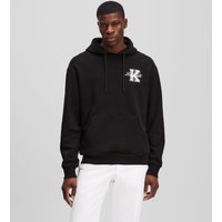 Karl Lagerfeld, K/initial Hoodie, Mann, Schwarz, Größe: XS von Karl Lagerfeld