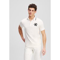 Karl Lagerfeld, K/initial Poloshirt, Mann, Off White, Größe: XS Karl Lagerfeld, K/initial Poloshirt, Mann, Off White, Größe: XS von Karl Lagerfeld