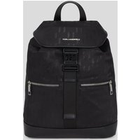 Karl Lagerfeld, K/monogram Rucksack, Mann, Schwarz, Größe: One size von Karl Lagerfeld