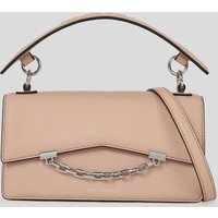 Karl Lagerfeld, K/seven Umhängetasche Aus Genarbtem Leder, Frau, Altrosa, Größe: One size von Karl Lagerfeld