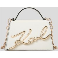 Karl Lagerfeld, K/signature Kleine Umhängetasche, Frau, Off White, Größe: One size von Karl Lagerfeld