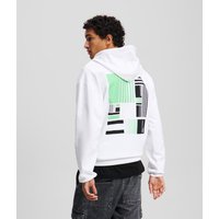 Karl Lagerfeld, Kapuzenpullover Mit Grafik-print, Mann, Weiss, Größe: XS Karl Lagerfeld, Kapuzenpullover Mit Grafik-print, Mann, Weiss, Größe: XS von Karl Lagerfeld