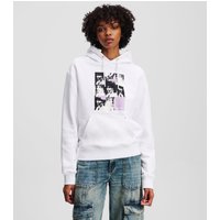 Karl Lagerfeld, Kapuzenpullover Mit Karl-print, Frau, Weiss, Größe: XS Karl Lagerfeld, Kapuzenpullover Mit Karl-print, Frau, Weiss, Größe: XS von Karl Lagerfeld