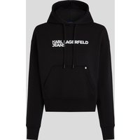 Karl Lagerfeld, Kapuzenpullover Mit Logo, Frau, Schwarz, Größe: S Karl Lagerfeld, Kapuzenpullover Mit Logo, Frau, Schwarz, Größe: S von Karl Lagerfeld