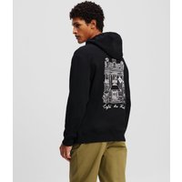 Karl Lagerfeld, Kl X Jorge Parra Kapuzenpullover, Mann, Schwarz, Größe: XS von Karl Lagerfeld