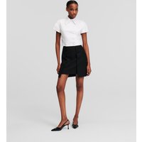 Karl Lagerfeld, Karl essentials Couture-minirock, Frau, Schwarz, Größe: X44 von Karl Lagerfeld