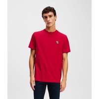 Karl Lagerfeld, Karl ikon T-shirt Mit Aufnäher, Mann, Scarl Sage, Größe: XL Karl Lagerfeld, Karl ikon T-shirt Mit Aufnäher, Mann, Scarl Sage, Größe: XL von Karl Lagerfeld
