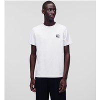 Karl Lagerfeld, Karl ikon T-shirt Mit Aufnäher, Mann, Weiss, Größe: S Karl Lagerfeld, Karl ikon T-shirt Mit Aufnäher, Mann, Weiss, Größe: S von Karl Lagerfeld