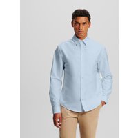 Karl Lagerfeld, Kameo Oxford-hemd, Mann, Weiches Chambray, Größe: XS von Karl Lagerfeld