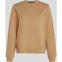 Karl Lagerfeld, Logo-sweatshirt, Frau, Nougat, Größe: XS von Karl Lagerfeld
