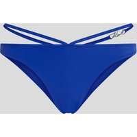 Karl Lagerfeld, Karl signatur-bikini-hose In V-form, Frau, Blendend blau, Größe: XXL von Karl Lagerfeld