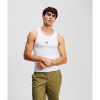Karl Lagerfeld, Monogram Tanktop, Mann, Weiss, Größe: XS Karl Lagerfeld, Monogram Tanktop, Mann, Weiss, Größe: XS von Karl Lagerfeld