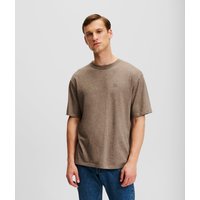 Karl Lagerfeld, Monogram T-shirt Aus Wollmischung, Mann, Trenchcoat, Größe: XS von Karl Lagerfeld