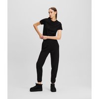 Karl Lagerfeld, Monogram Trainingshose Mit Strassbesatz, Frau, Schwarz, Größe: XS Karl Lagerfeld, Monogram Trainingshose Mit Strassbesatz, Frau, Schwarz, Größe: XS von Karl Lagerfeld