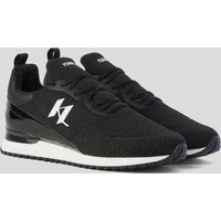 Karl Lagerfeld, Kl monogram velocitor ii Sneaker, Mann, Schwarz/Weiss, Größe: L46 von Karl Lagerfeld