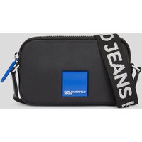 Karl Lagerfeld, Klj Mini-umhängetasche Mit Box-logo, Frau, Schwarz, Größe: One size von Karl Lagerfeld