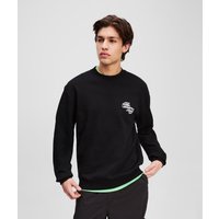Karl Lagerfeld, Sport Logo Sweatshirt, Mann, Schwarz, Größe: XS Karl Lagerfeld, Sport Logo Sweatshirt, Mann, Schwarz, Größe: XS von Karl Lagerfeld