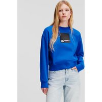 Karl Lagerfeld, Klj sweatshirt, Frau, KLJ BLUE, Größe: XL von Karl Lagerfeld