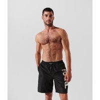 Karl Lagerfeld, Lange Board-shorts Mit Logo, Mann, Schwarz, Größe: XS Karl Lagerfeld, Lange Board-shorts Mit Logo, Mann, Schwarz, Größe: XS von Karl Lagerfeld