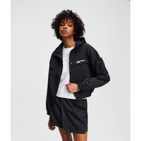 Karl Lagerfeld, Leichte Jacke, Frau, Schwarz, Größe: XS von Karl Lagerfeld