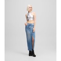 Karl Lagerfeld, Maxirock Aus Denim, Frau, Gewaschenes Mittelblau, Größe: XS Karl Lagerfeld, Maxirock Aus Denim, Frau, Gewaschenes Mittelblau, Größe: XS von Karl Lagerfeld